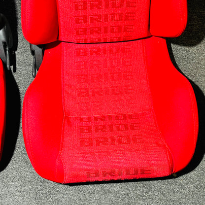 Bride Racing Red Edition Bucket Seat | Aggressive Motorsport Feel