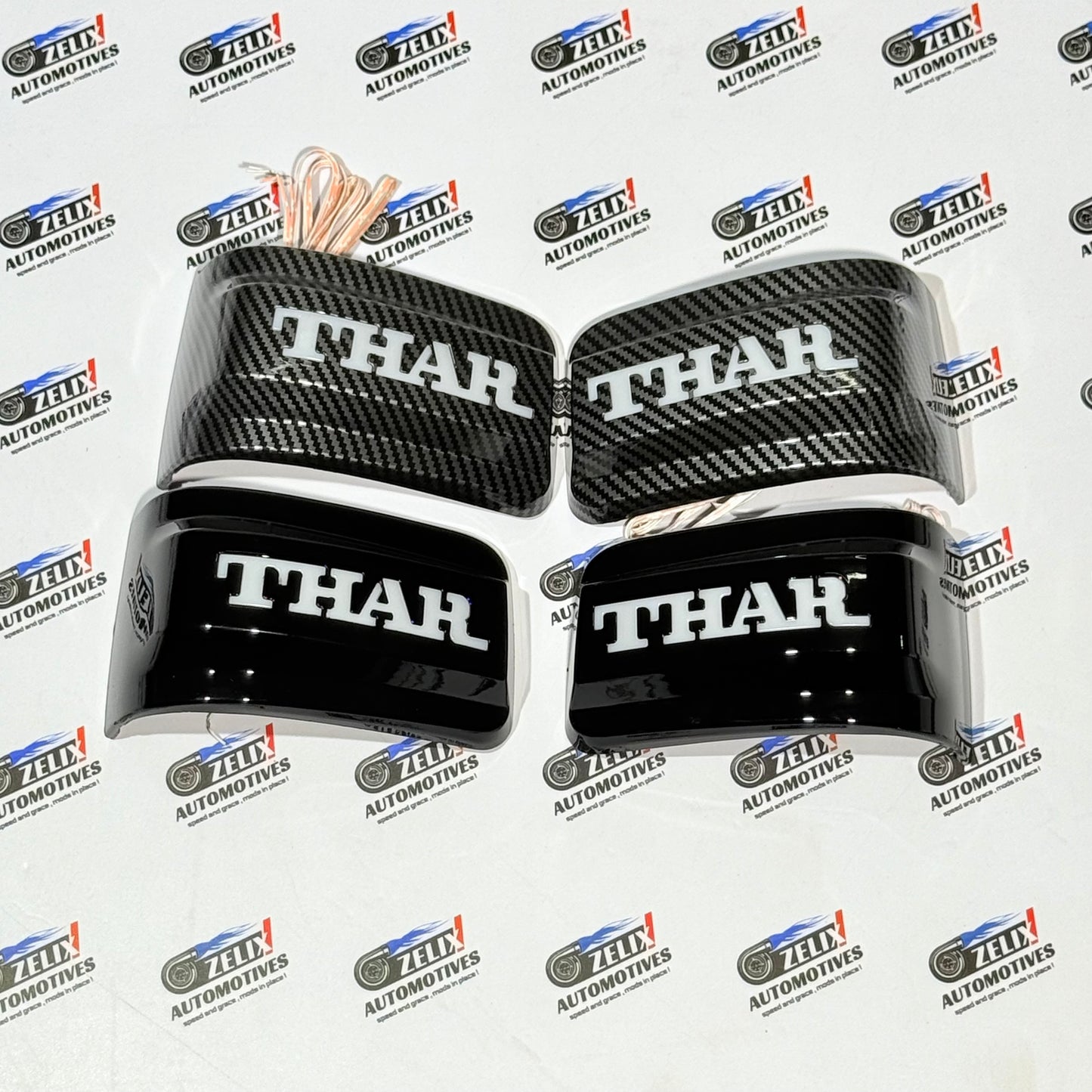 Mahindra Thar Mirror Covers with Integrated LED Lights | Enhance Exterior Look