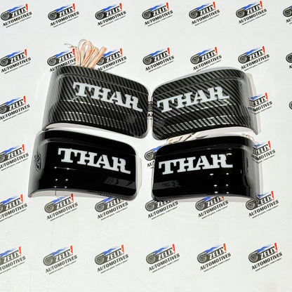 Mahindra Thar Mirror Covers with Integrated LED Lights | Enhance Exterior Look