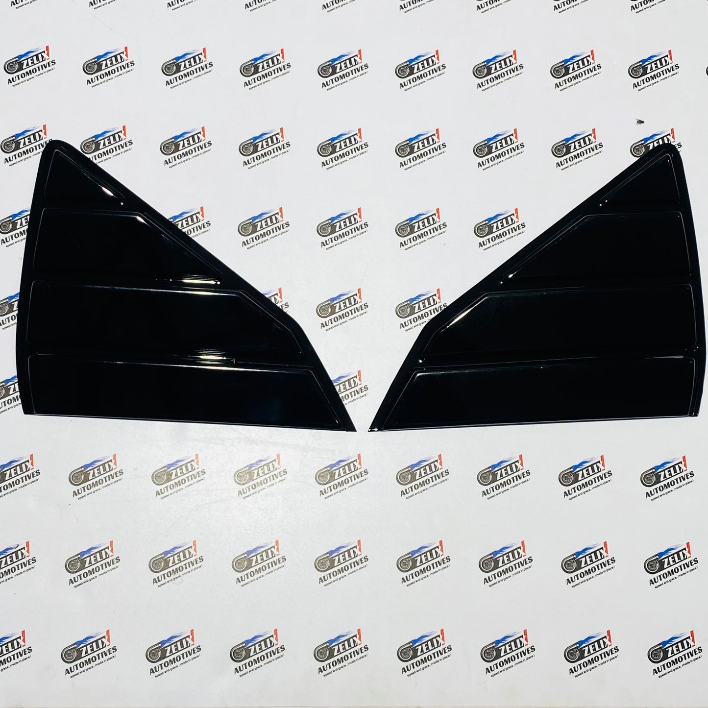 Kia Seltos Rear Window Louvers | Premium ABS Vent Shades