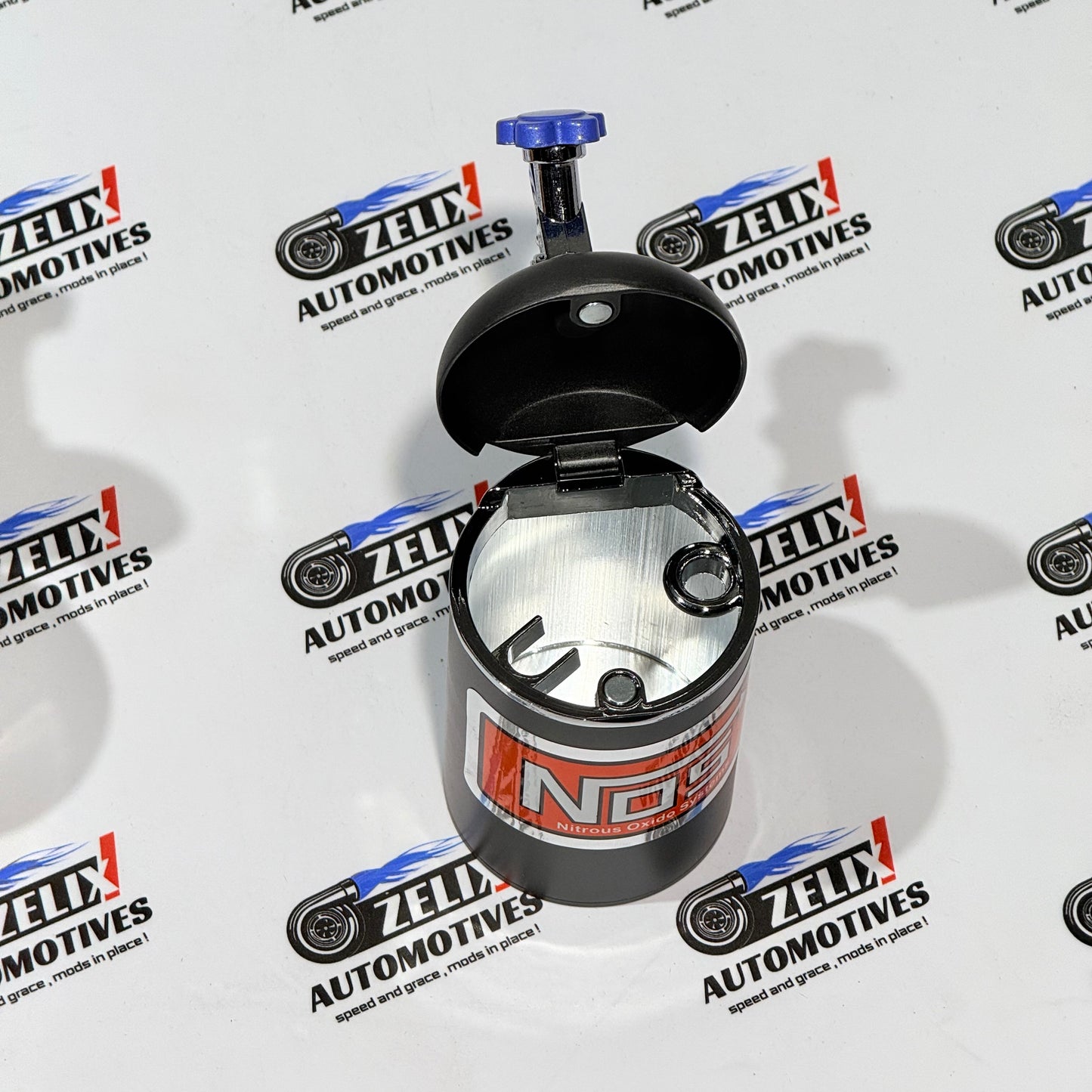 NOS Metal Ashtray Car Interior Accessory | Compact and Portable Design