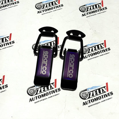 Universal  Bumper Clips | Premium Aluminium  Carbon Fiber and Burnt Finish