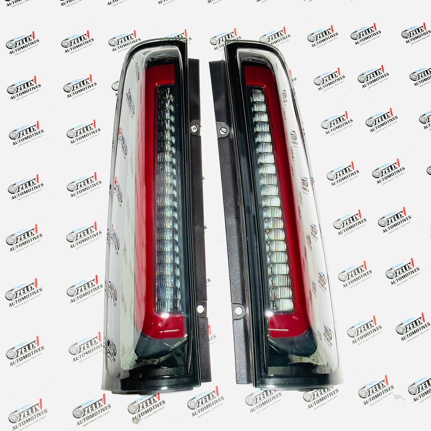 Mahindra Scorpio Pillar Lights | Smoked + Red Premium LED Set