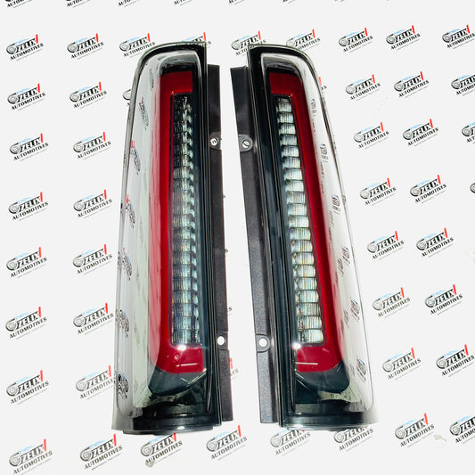Mahindra Scorpio Pillar Lights | Smoked + Red Premium LED Set