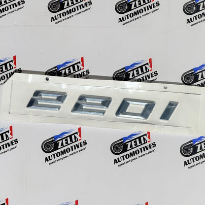 BMW i-Series Letters Emblems | Aftermarket OEM-Style in Chrome Finish