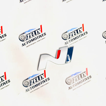 N Line 3D Metal Sticker | Universal Aftermarket Car Emblem Badge