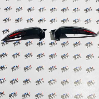 Tata Nexon  Mirror Covers | Glossy Black Finish with Indicators