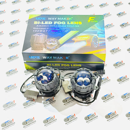 UPS Way Maker F75 Pro 3-Inch Bi-LED Projector Fog Lamp | Suzuki Compatible | 3-in-1 Colour