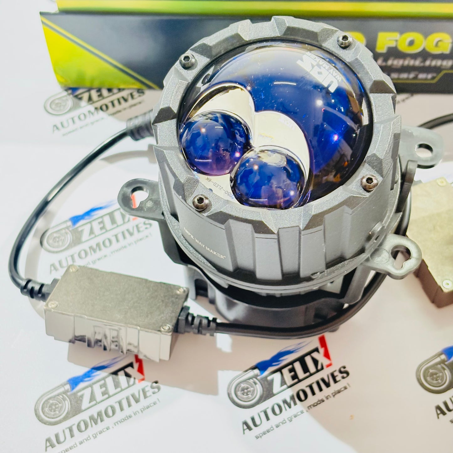 UPS Way Maker F75 Pro 3-Inch Bi-LED Projector Fog Lamp | Suzuki Compatible | 3-in-1 Colour