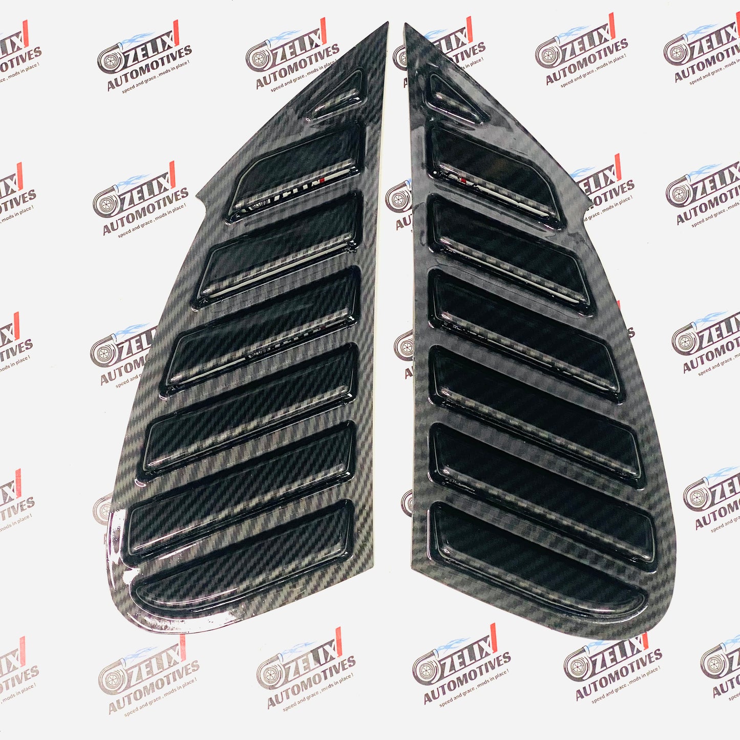 Premium Rear window louvers for Toyota Glanza 2022