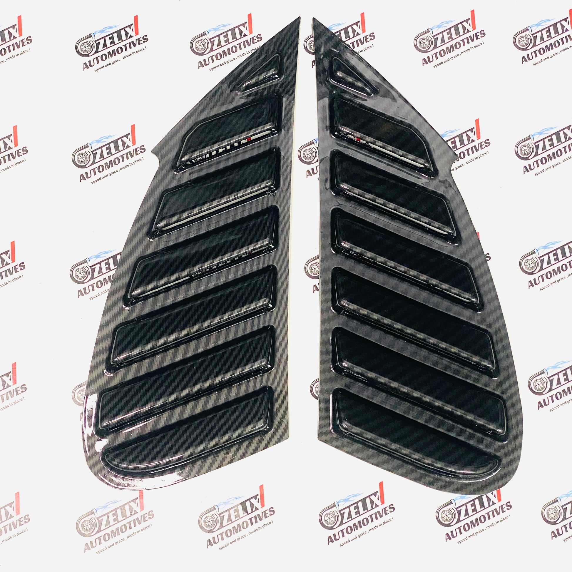 Premium Rear window louvers for Toyota Glanza 2022
