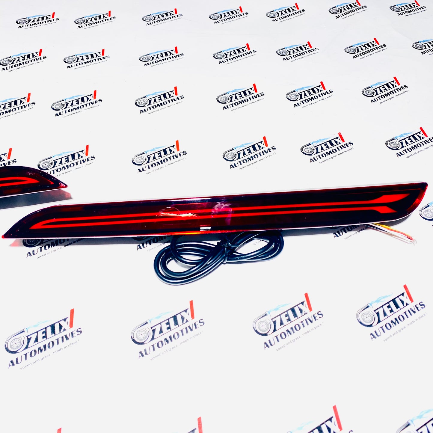 Kia Carens LED Rear Reflector Lights | Premium Rear Bumper Brake Lamp