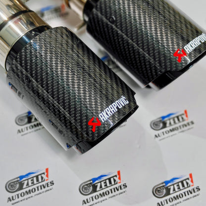 Borla ProXS x Akrapovic Valve-Controlled Dual Exhaust Setup