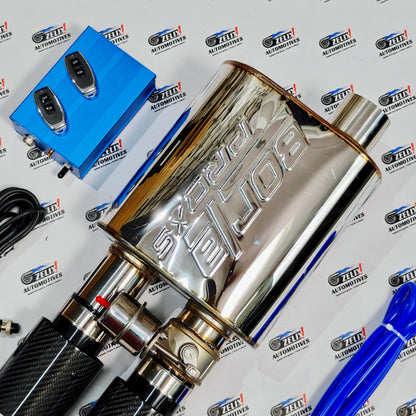 Borla ProXS x Akrapovic Valve-Controlled Dual Exhaust Setup