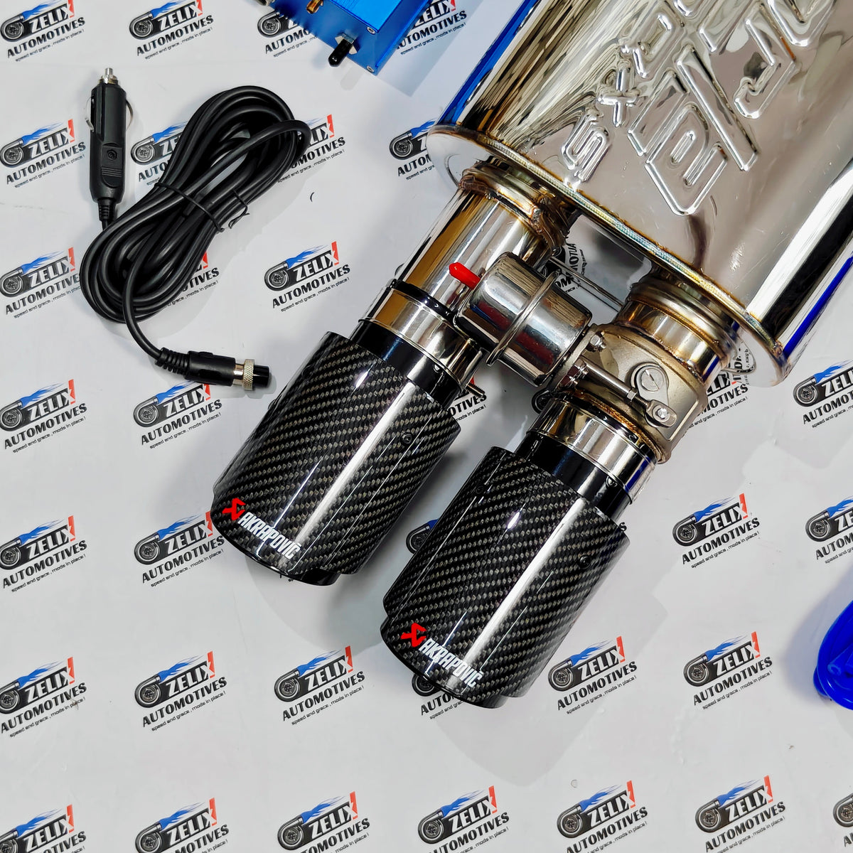 Borla ProXS x Akrapovic Valve-Controlled Dual Exhaust Setup