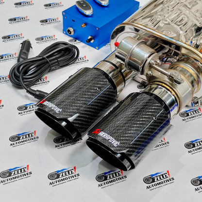 Borla ProXS x Akrapovic Valve-Controlled Dual Exhaust Setup