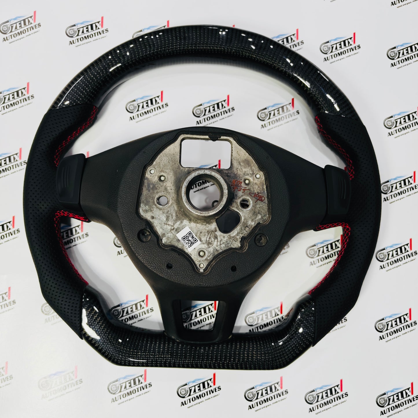 Polo carbon fiber steering wheel with rev lights and paddle shifters