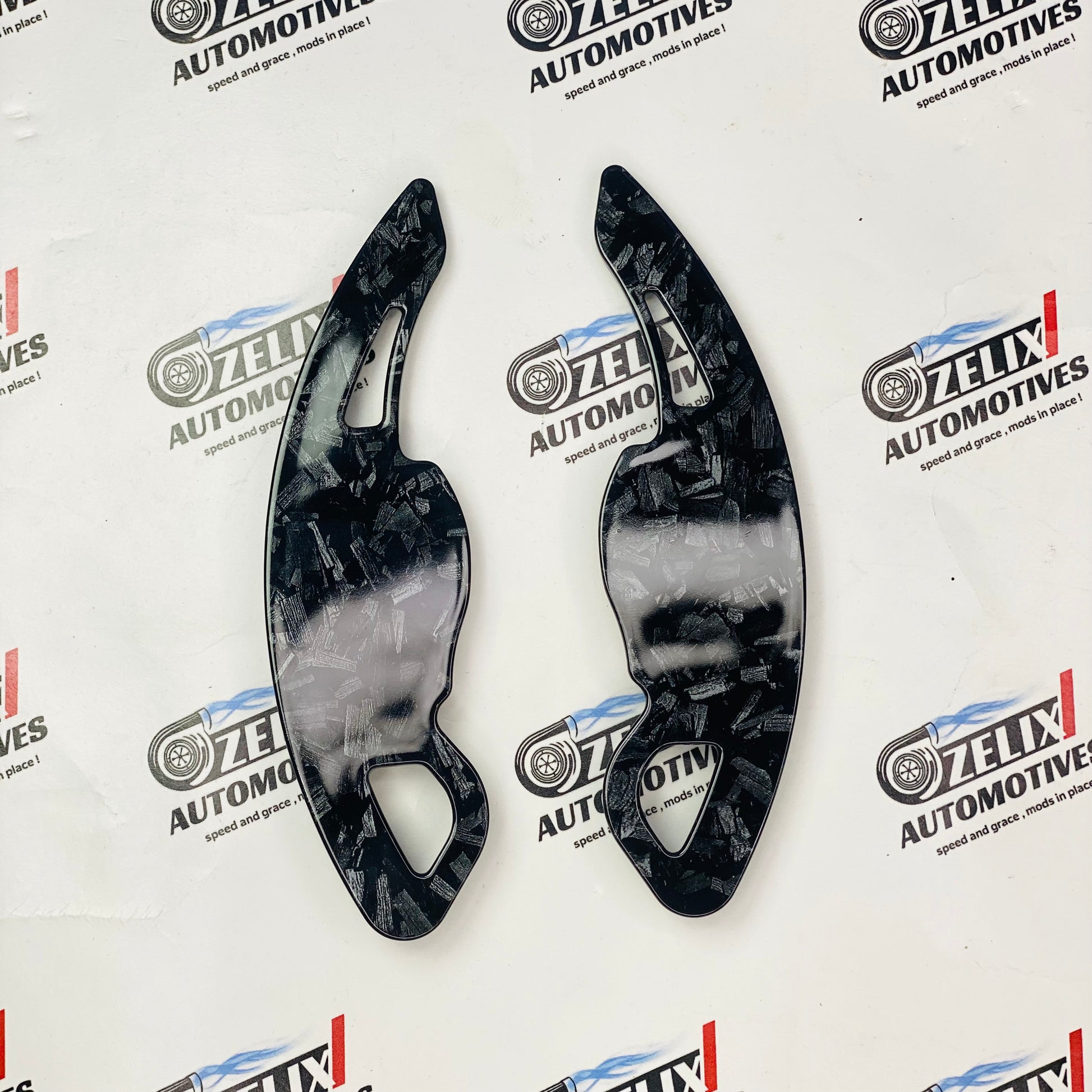 Forged carbon Pedal Shifter Extenders for VW Polo