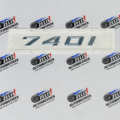 BMW i-Series Letters Emblems | Aftermarket OEM-Style in Chrome Finish