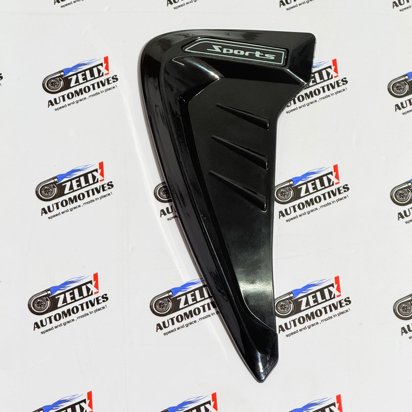 Car Air Flow Decorative Side Vent Set of 2 | Enhances Exterior Styling Universal Fit