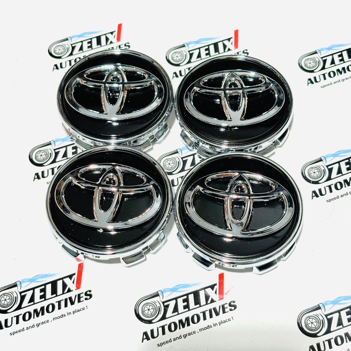Toyota Innova Crysta Wheel Hub Center Caps (Set of 4) | Premium Replacement