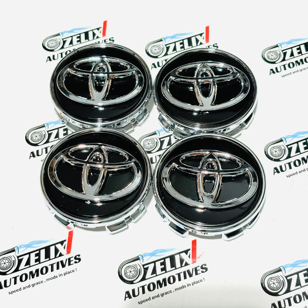 Toyota Wheel Caps Set of 4 | Outer Diameter 62-mm