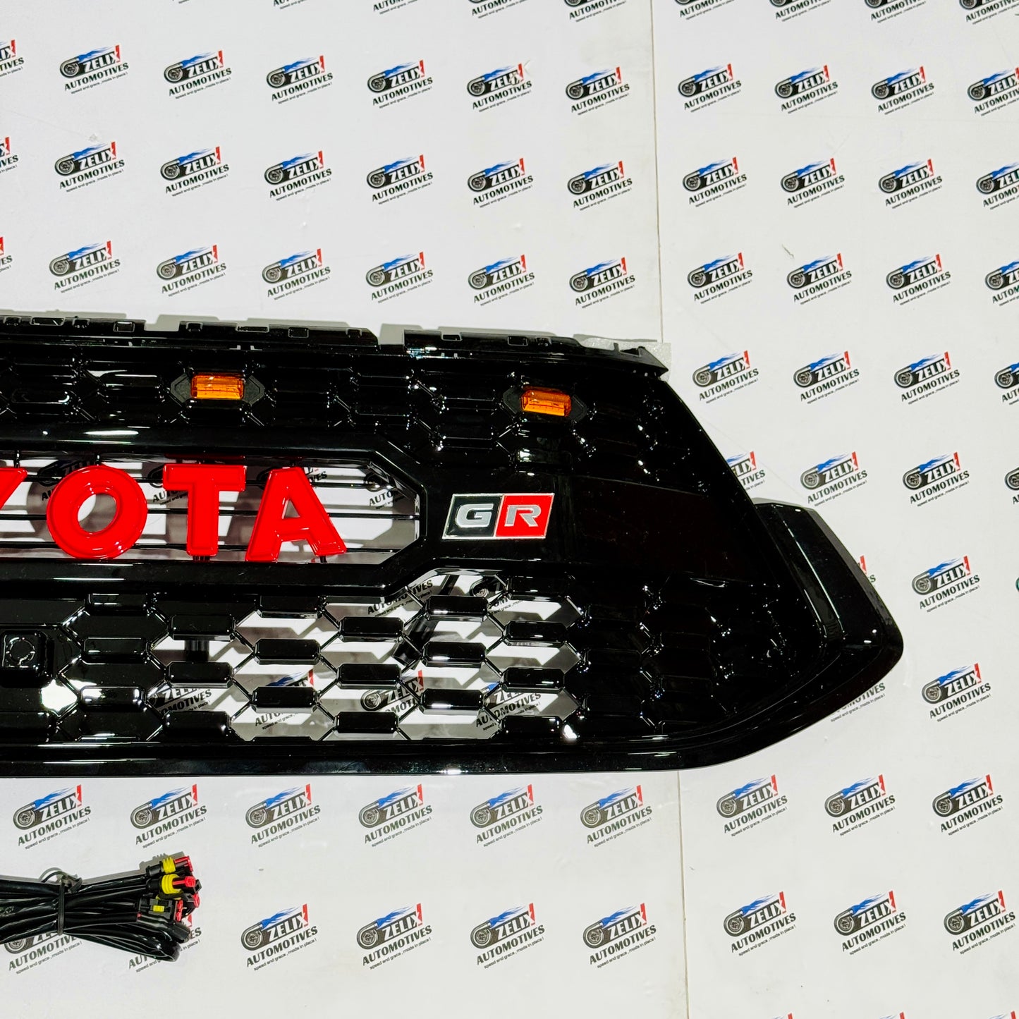 Toyota Hycross GR-Sport Front Grille | With Grill Lights