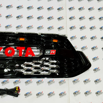 Toyota Hycross GR-Sport Front Grille | With Grill Lights