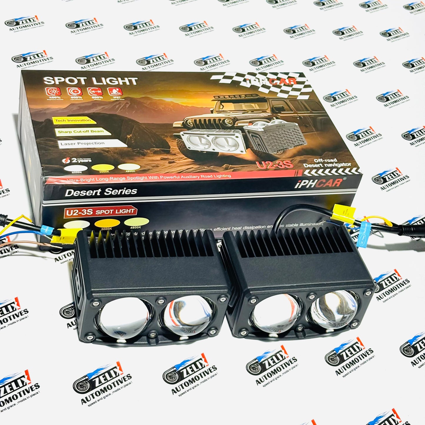 IPH-Car-U2-3S Desert Series Auxiliary Spot Light | High-Performance Off-Road Upgrade