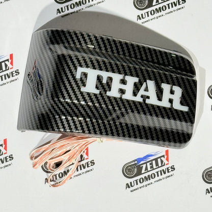 Mahindra Thar Mirror Covers with Integrated LED Lights | Enhance Exterior Look