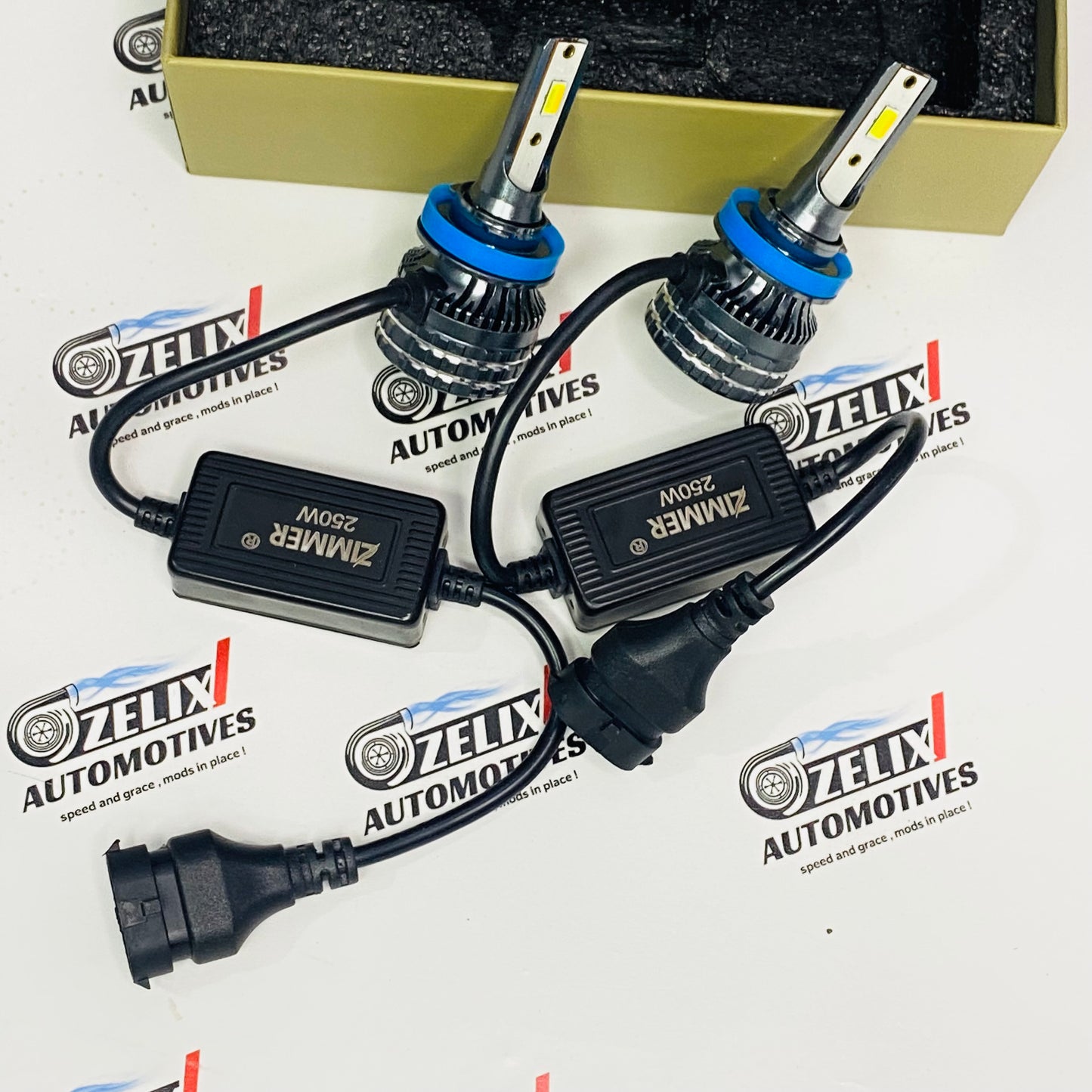 Zimmer K3 VIP 2024 LED Headlight( 250W) | Universal Aftermarket High Power LED Bulb