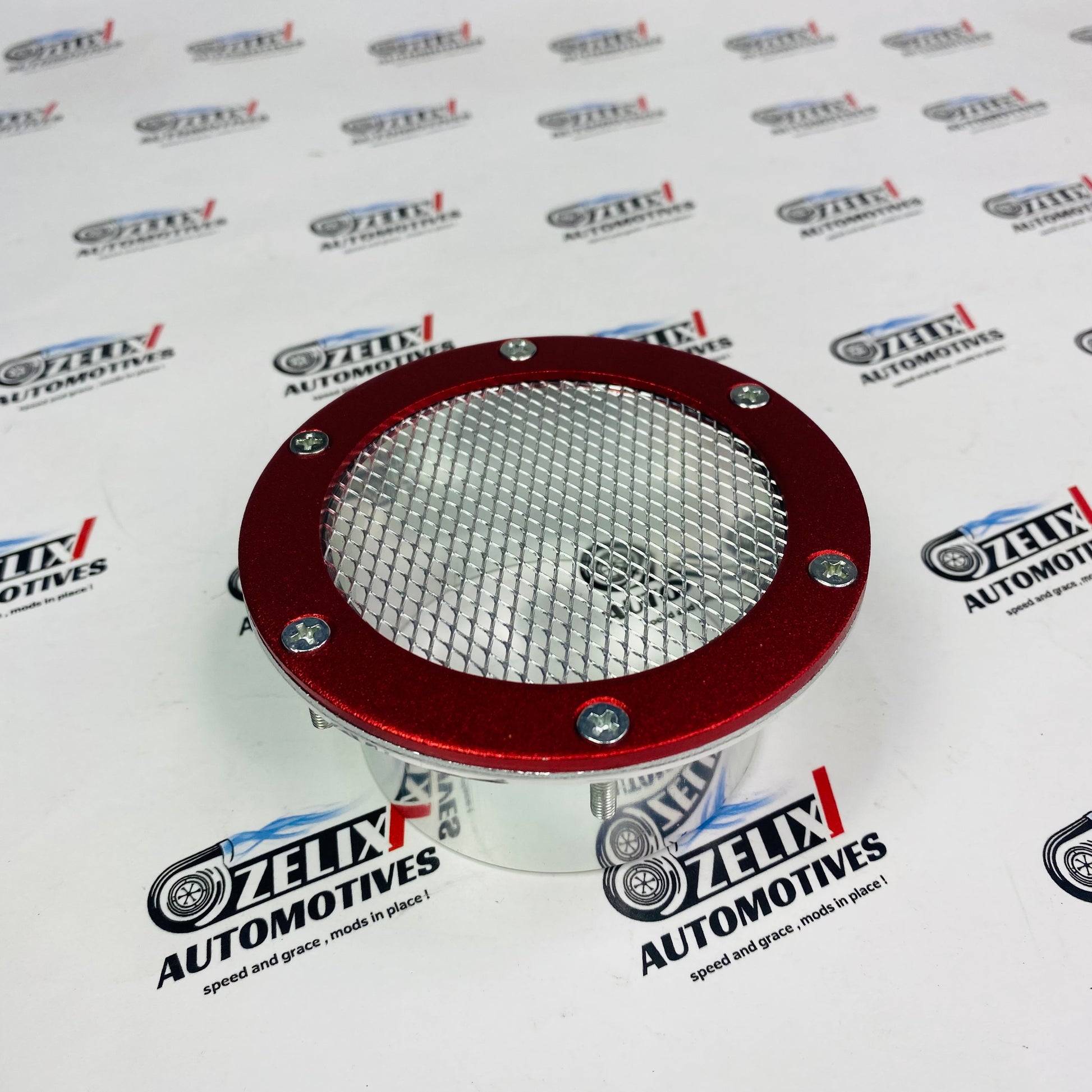 Aftermarket  bumper air duct vent for cars in Red