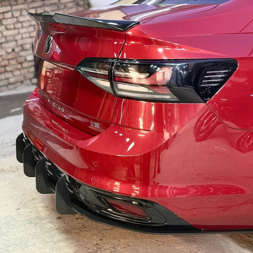 Volkswagen Virtus / Skoda Slavia 4 Fin Diffuser| Rear Bumper Diffuser