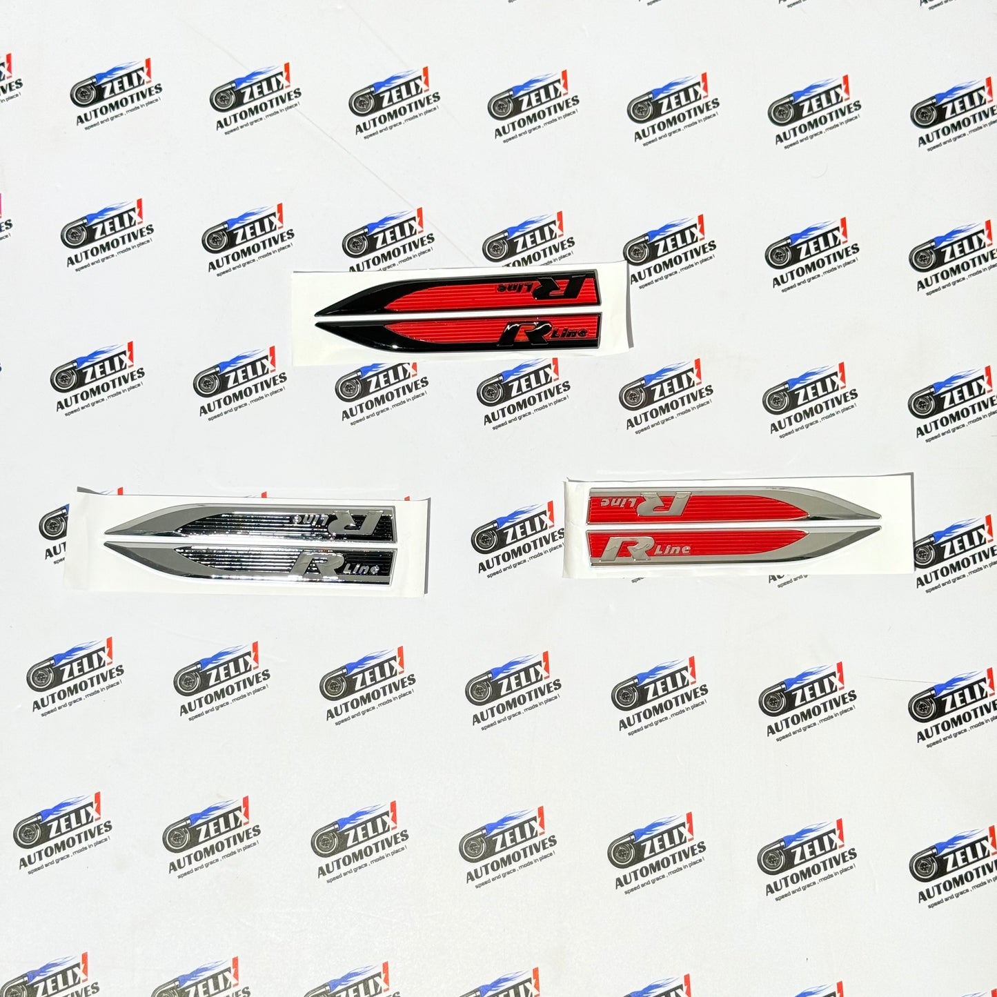 VW POLO R-Line Fender Emblems | Aftermarket OEM-style fit and finish in Multiple Colour Options