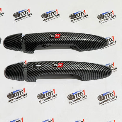 Toyota Fortuner and Hilux Door Handle Covers | Carbon Finish GR-Sport Finish