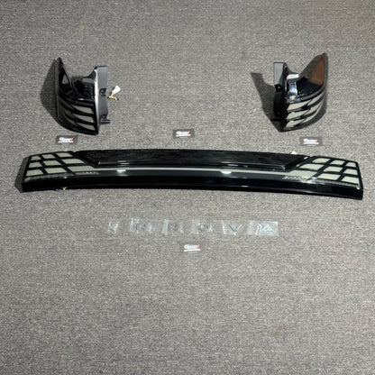 Toyota Innova Hycross Alphard Style Full Smoked Tail Light with Trunk Light | Aftermarket Tail Lamps