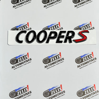 Mini Cooper-S Rear Emblem | Perfect Replacement Emblems in Two Colour Options