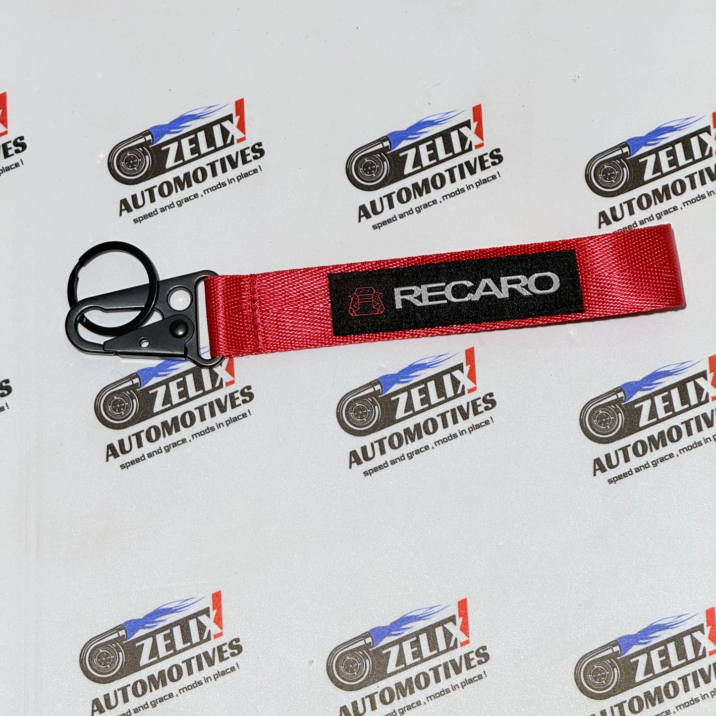 Recaro Key Chain | Sporty Red Edition