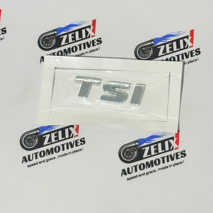 TSI Rear Emblem Sticker | OEM-Type Multiple Colour Options