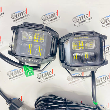 LED Auxiliary Lights | Universal High-Performance Dual Beam Set (2PCS)