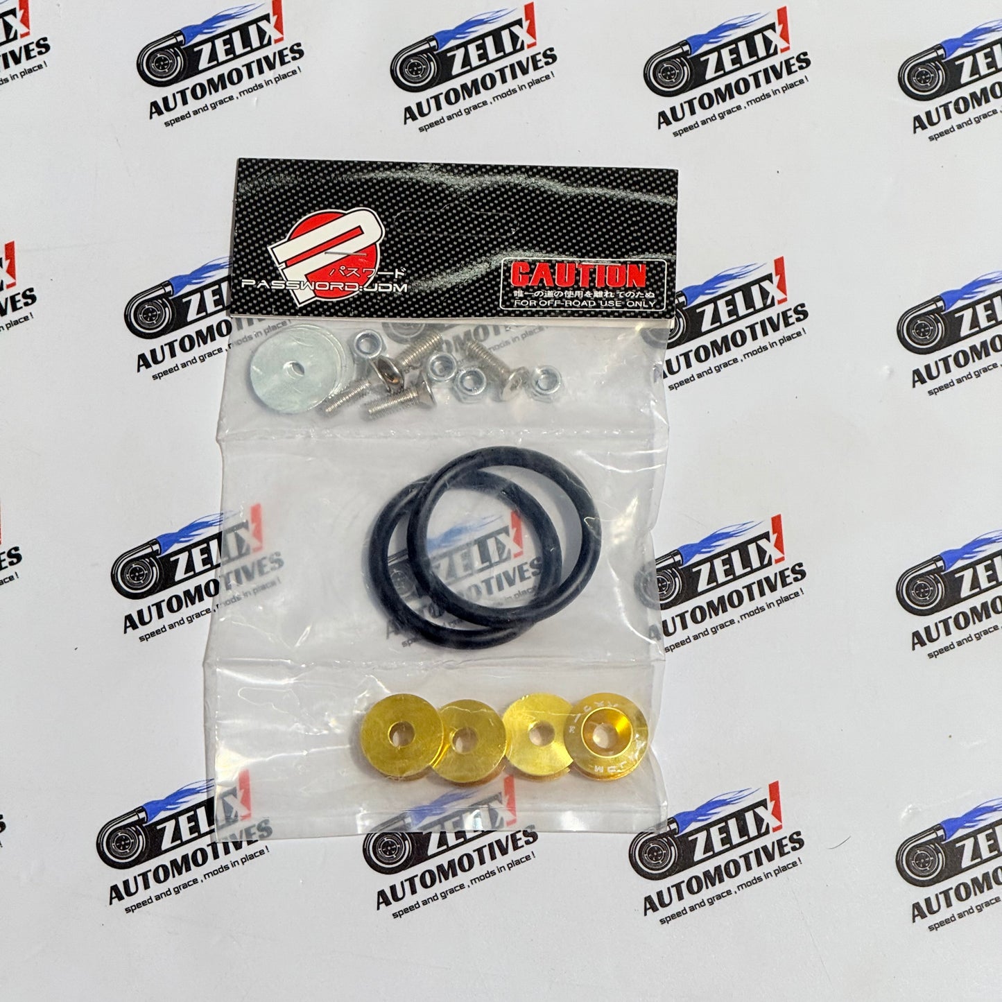 Quick Release Bumper Fasteners Kit | Universal Car Bumper & Trunk Mount