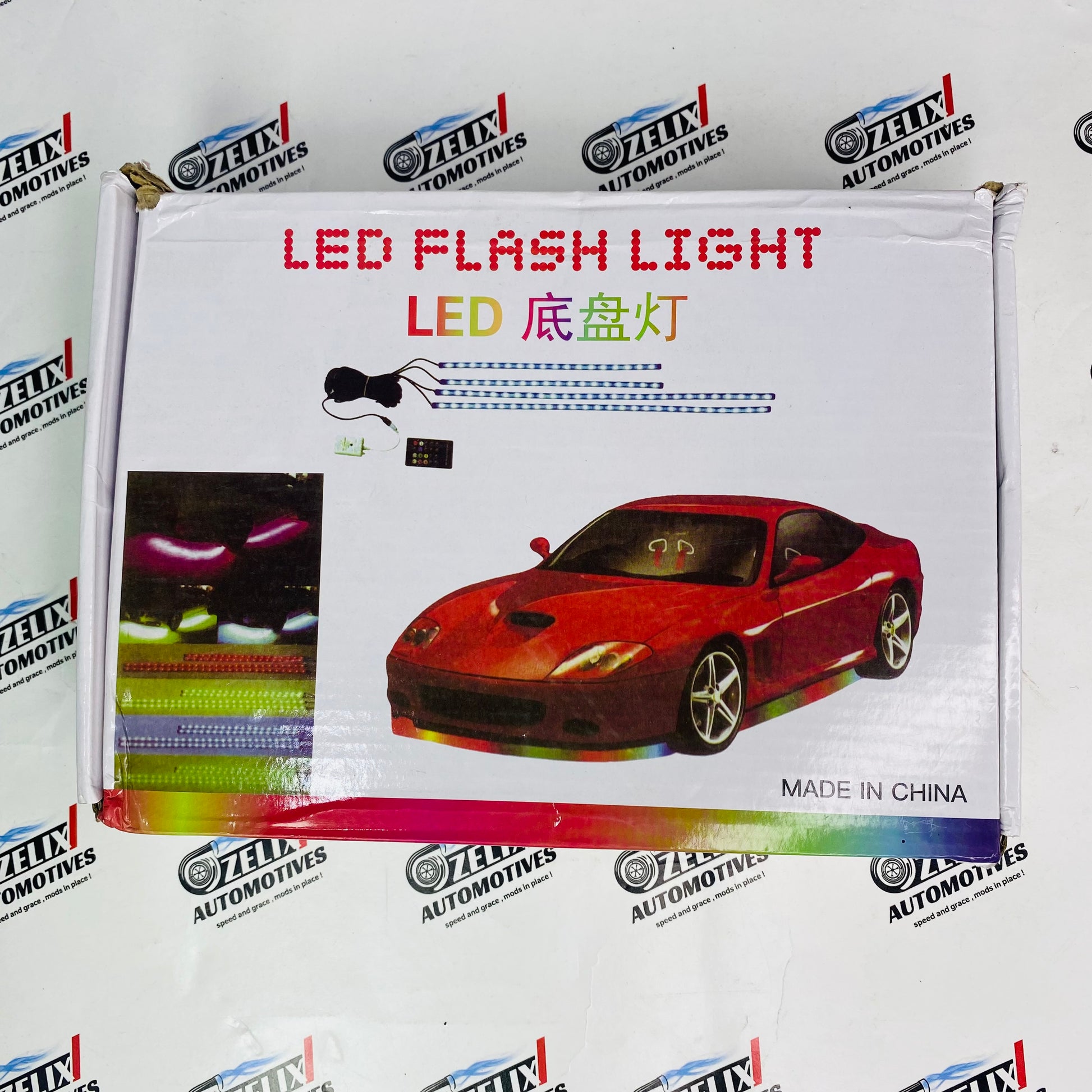 under glow LED kit with waterproof multi-color lighting 