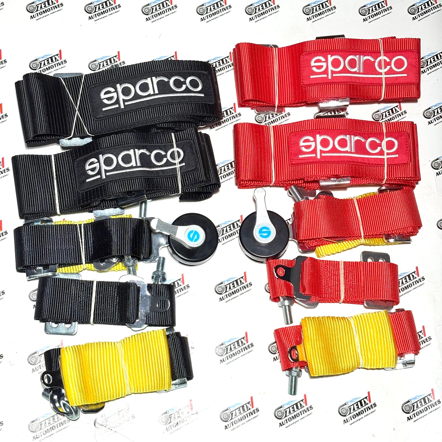 Sparco Racing Seat Belt 5-Point Harness | Premium Motorsport Safety in Colour Options