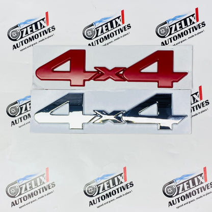 4x4 Stickers