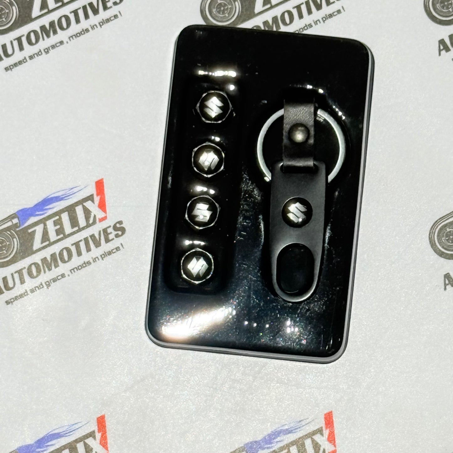 Air Valve Caps Set of 4 with Keychain | Brand Logo Design