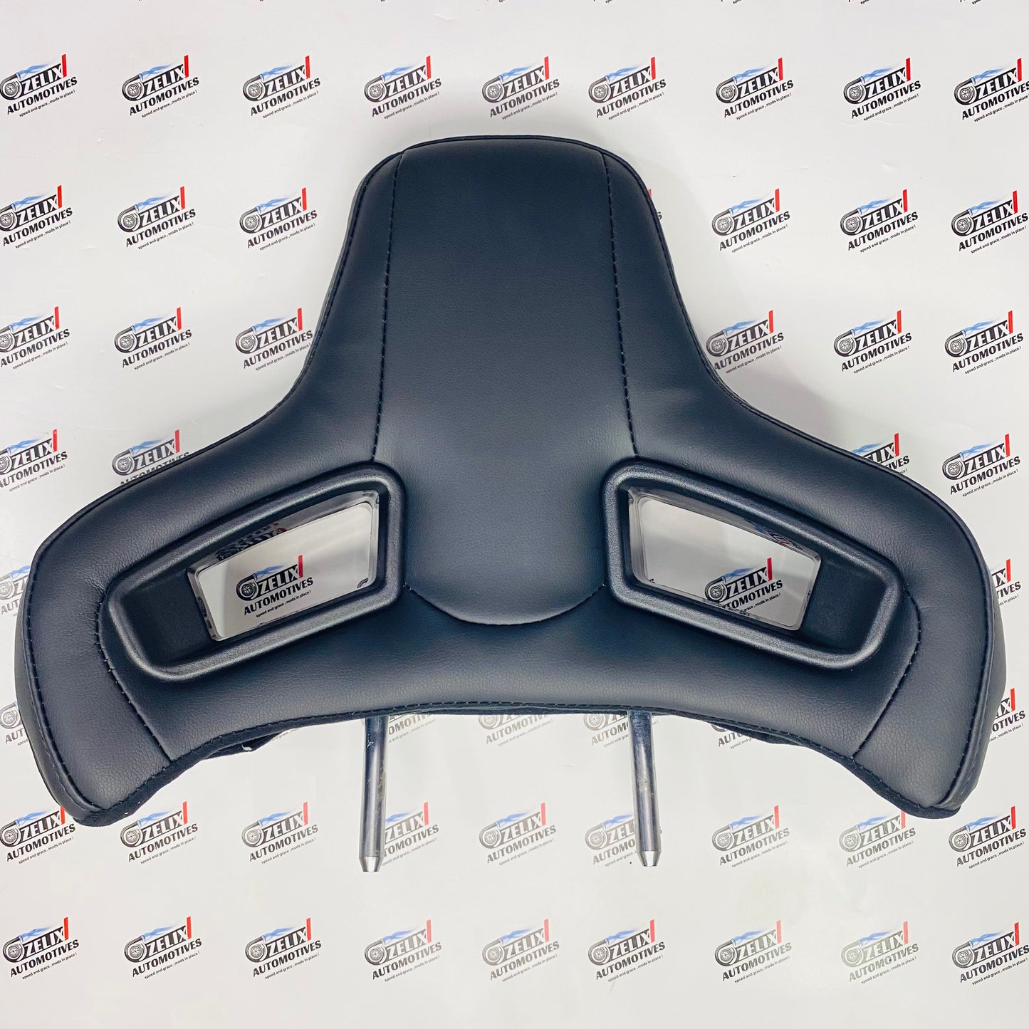 Racing-Style Car Seat Headrest Pillow – Universal Adjustable & Detachable