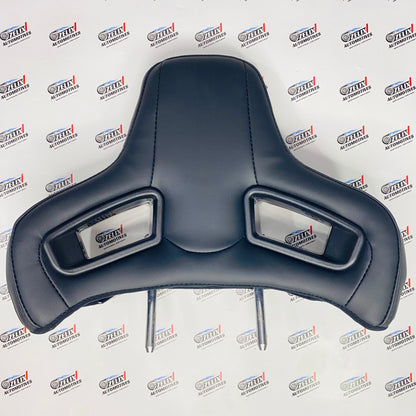 Racing-Style Car Seat Headrest Pillow – Universal Adjustable & Detachable