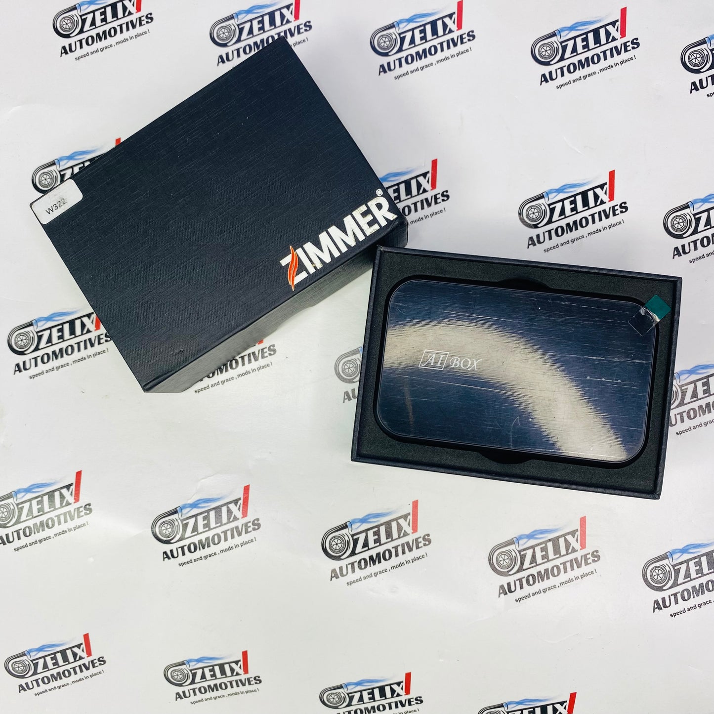 Car AI Box Zimmer Android adapter upgrade for factory Apple CarPlay with streaming and navigation apps.