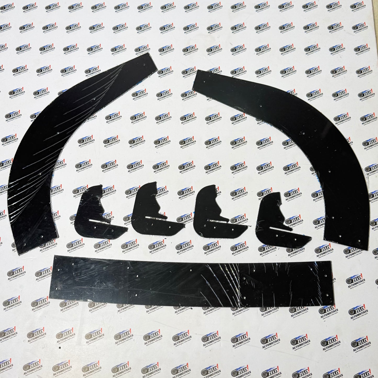 VW Virtus 4-Fin Rear Bumper Diffuser | ABS Material