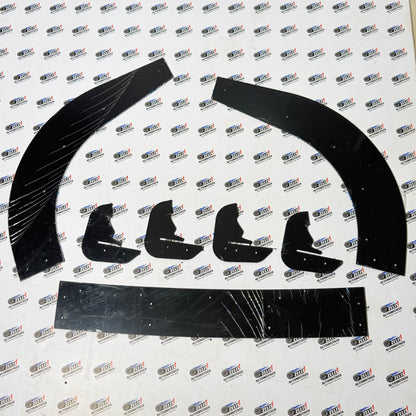 VW Virtus 4-Fin Rear Bumper Diffuser | ABS Material